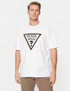 GUESS Тишърт M5RI91 KAC30 Бял Oversize