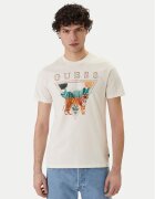 GUESS Тишърт M6GI33 K3310 Екрю Regular Fit