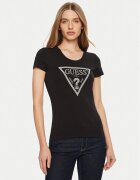 GUESS Тишърт SS CN SHINY TRIANGLE Shirt Fit