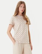 GUESS Тишърт V5YI04 I3Z14 Екрю Regular Fit