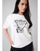 GUESS Тишърт V6YI13 K4301 Бял Regular Fit