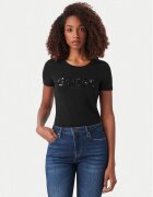 GUESS Тишърт W5GI17 J1314 Черен Slim Fit