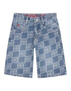 HUGO Дънкови шорти G00996 D Син Loose Fit