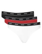 HUGO Комплект прашки Triplet Thong Stripe 50545680