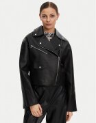 HUGO Кожено тип рокерско яке Laridas 50533803 Regular Fit