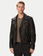 HUGO Кожено яке 50564071 Regular Fit