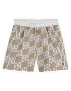 HUGO Плувни шорти G00979 S Бежов Regular Fit