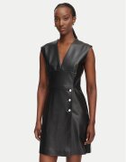 HUGO Рокля от имитация на кожа Katiri-1 50566898 Slim Fit