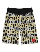 HUGO Спортни шорти G00368 S Черен Regular Fit