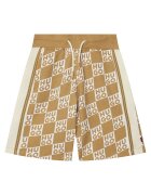 HUGO Спортни шорти G00999 S Бежов Regular Fit