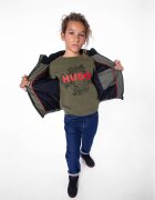 HUGO Суитшърт G25150 S Каки Regular Fit