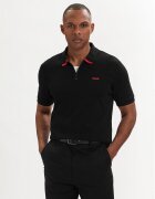 HUGO Тениска с яка и копчета Dalomino 50511721 Regular Fit