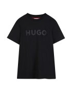 HUGO Тишърт G01014 S Черен Regular Fit