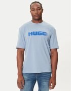 HUGO Тишърт Nalax 50543493 Светлосиньо Regular Fit