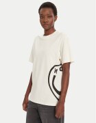 HUGO Тишърт Vintage 50545053 Екрю Loose Fit