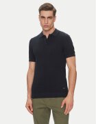 Indicode Тениска с яка и копчета Invorm 30-485 Тъмносин Regular Fit