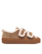 Inuikii Сникърси Shearling Low Velcro 1001.001.0231 Бежов
