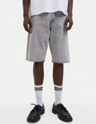 Jack & Jones Дънкови шорти Ron 12278463 Сив Regular Fit