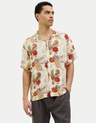 Jack & Jones Риза Luke 12271111 Екрю Relaxed Fit