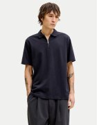 Jack & Jones Тениска с яка и копчета Blaethan 12292992 Regular Fit