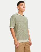 Jack & Jones Тениска с яка и копчета Jormykonos 12255950 Regular Fit