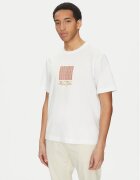 Jack & Jones Тишърт Islington 12273019 Екрю Loose Fit