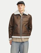 Jack & Jones Яке от имитация на кожа Cole Aviator 12261819 Regular Fit