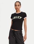 Juicy Couture Тишърт Collegiate Ringer JCWCT125320 Slim Fit