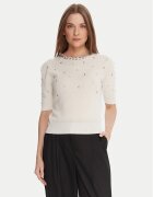 KAOS Пуловер RI1KT021 Екрю Regular Fit