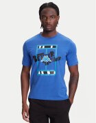 Kappa Тишърт 351U8JW 741 Син Regular Fit
