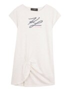 KARL LAGERFELD KIDS Ежедневна рокля Z31150 D Бял Regular Fit