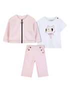 KARL LAGERFELD KIDS Спортен екип Z31056 S Розов Regular Fit