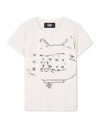 KARL LAGERFELD KIDS Тишърт Z30447 D Екрю Regular Fit