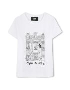 KARL LAGERFELD KIDS Тишърт Z30494 S Бял Regular Fit