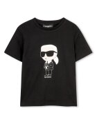 KARL LAGERFELD KIDS Тишърт Z31096 D Черен Regular Fit