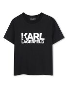 KARL LAGERFELD KIDS Тишърт Z31098 S Черен Regular Fit
