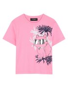 KARL LAGERFELD KIDS Тишърт Z31161 S Розов Regular Fit