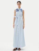 Karl Lagerfeld Лятна рокля A2W13004 Светлосиньо Regular Fit