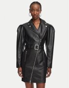 Karl Lagerfeld Рокля от имитация на кожа B3W13001 Regular Fit