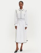 Karl Lagerfeld Рокля тип риза A3W13021 Екрю Regular Fit