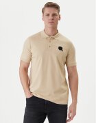 Karl Lagerfeld Тениска с яка и копчета 745015 562231 Светлосиньо Regular Fit