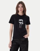 Karl Lagerfeld Тишърт A1W17126 Екрю Regular Fit