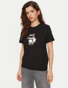 Karl Lagerfeld Тишърт Ikon Sketch Choupette A1W17128 Regular Fit