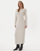 Kontatto Плетена рокля 3M0964C Екрю Slim Fit