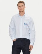 Lacoste Риза CH4548 Светлосиньо Relaxed Fit