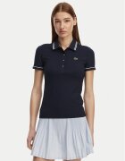 Lacoste Тениска с яка и копчета DF5284 Slim Fit