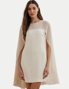 Lauren Ralph Lauren Коктейлна рокля 253963771001 Екрю Regular Fit