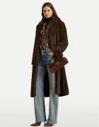 Lauren Ralph Lauren Кожено палто 297957521001 Relaxed Fit
