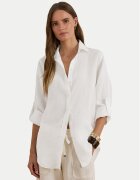 Lauren Ralph Lauren Риза 200782777001 Бял Relaxed Fit