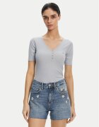 Lee Тишърт Henley 112363830 Светлосиньо Slim Fit